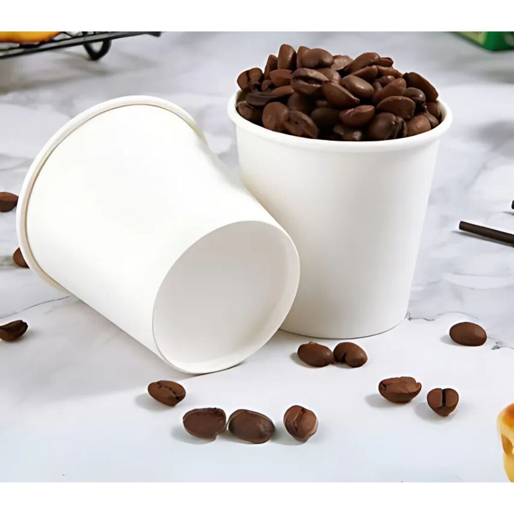 Set 100 Vasos Polipapel Termico 236ml 8oz Desechable Blanco image number 3.0