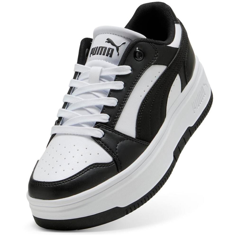 Zapatilla Urbana Mujer Puma Rebound Femme Low Negro/blanco image number 4.0