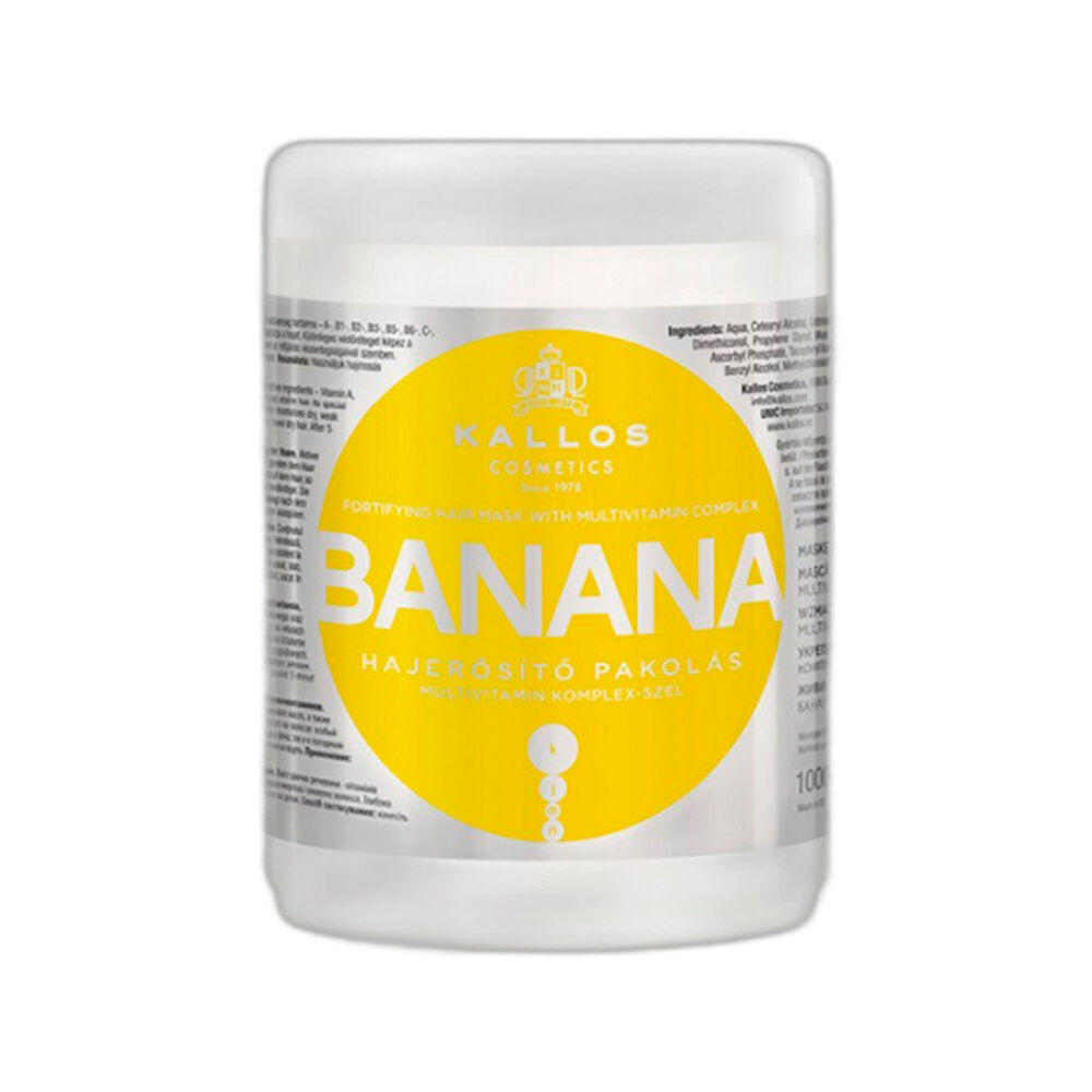 Kallos - Máscara Banana Para Cabellos Debiles 1000ml image number 0.0