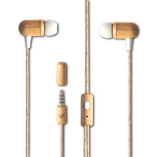 Aud&iacute;fonos De Madera Energy Sistem Eco Cherry Wood Jack 3.5mm