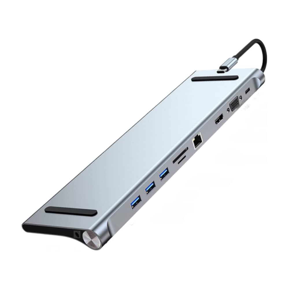 Hub Multipuerto Type-c (10en1) Profesional Pd60w 4k Gigabyte image number 0.0