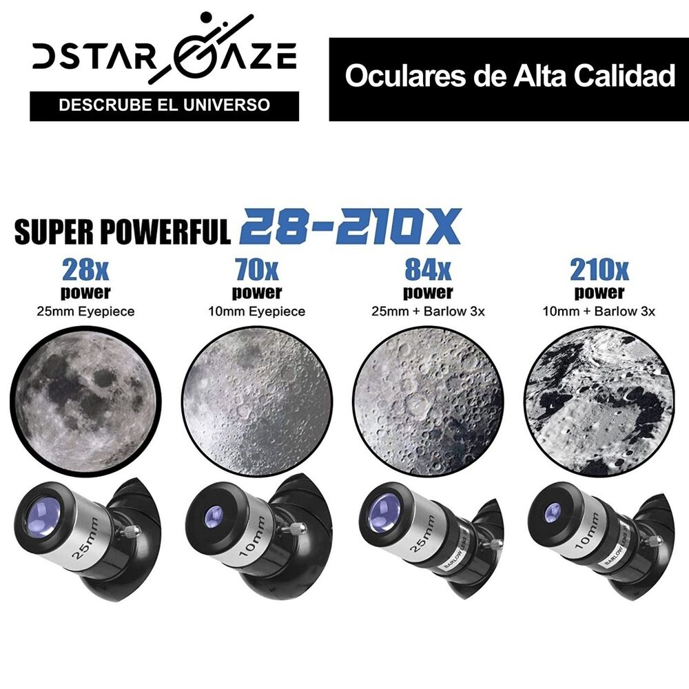 Telescopio Astronómico Profesional Monocular 70070m image number 7.0