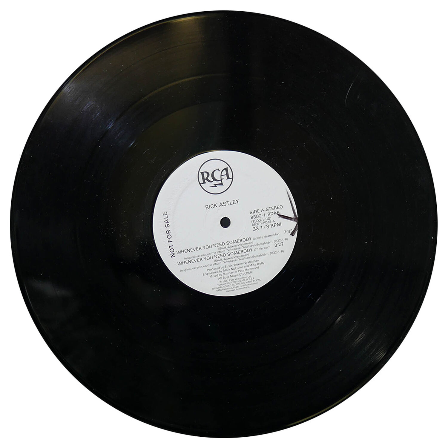Rick Astley - Whenever You Need Somebody | 12" Maxi Single Usado image number 2.0