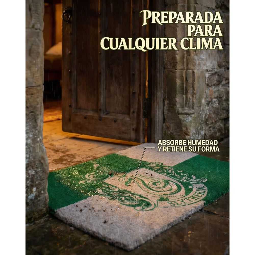 Alfombra Limpiapies Slytherin - Harry Potter image number 2.0