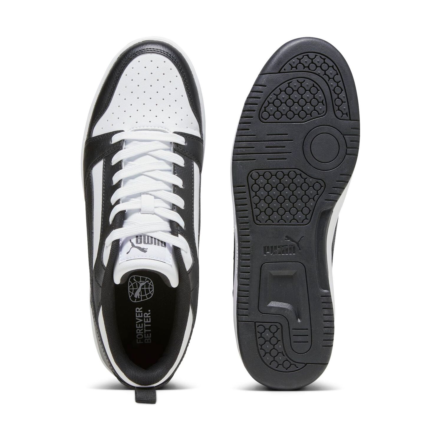 Zapatilla Puma Rebound V6 Low Mujer Negro image number 5.0