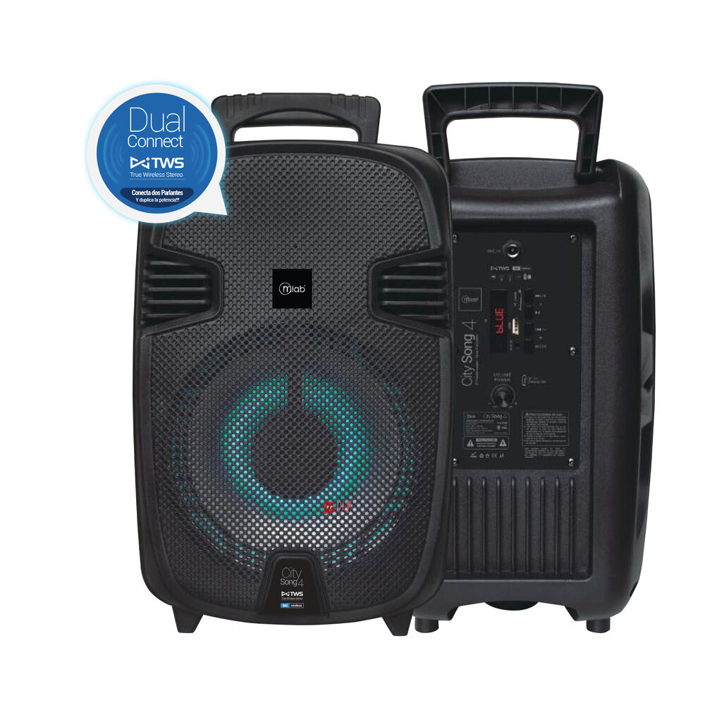 Parlante Karaoke 8 Pulgadas City Song4 - Ps image number 2.0