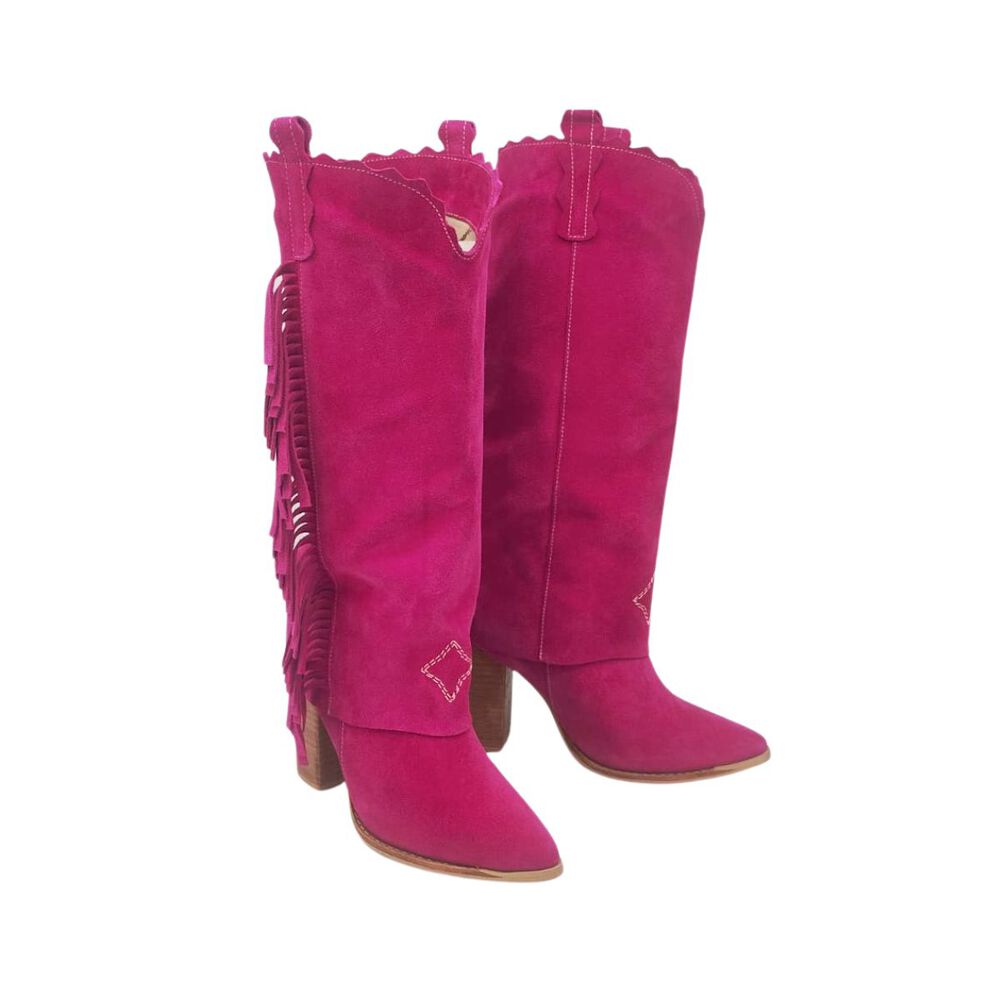 Bota Allyson Fucsia Pao Pecados image number 3.0