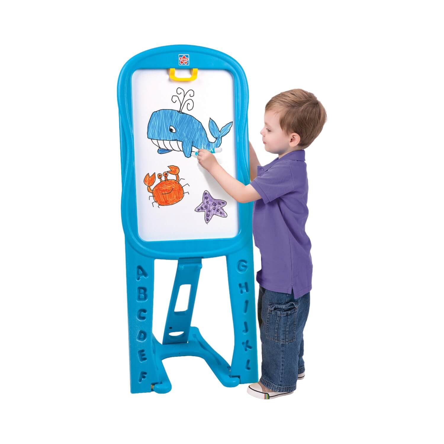 Pizarra Infantil Doble Cara Con Soporte 49x48x98cm Grown Up image number 0.0