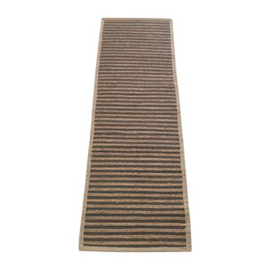 Alfombra De Pasillo Hecha A Mano De Yute De Tejido 60x180 Cm