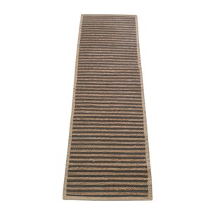 Alfombra De Pasillo Hecha A Mano De Yute De Tejido 60x180 Cm