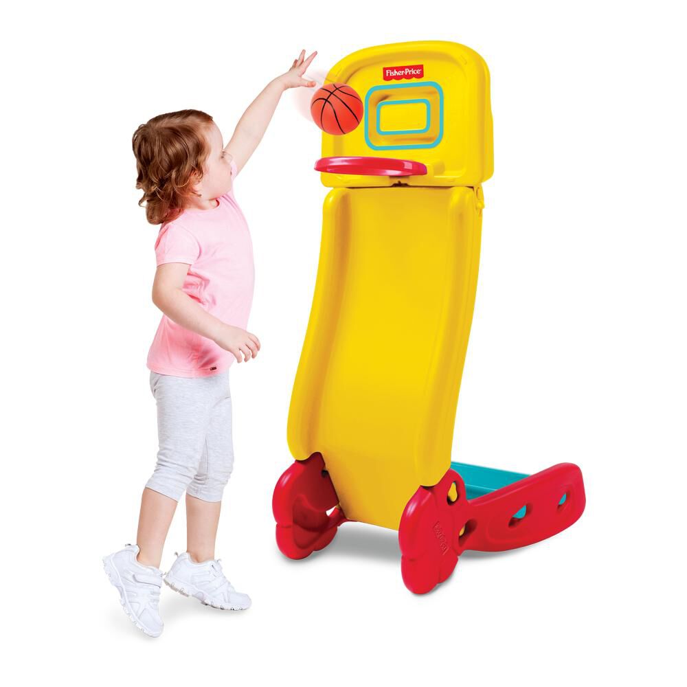 Baloncesto Y Resbal&iacute;n Fisher Price image number 2.0