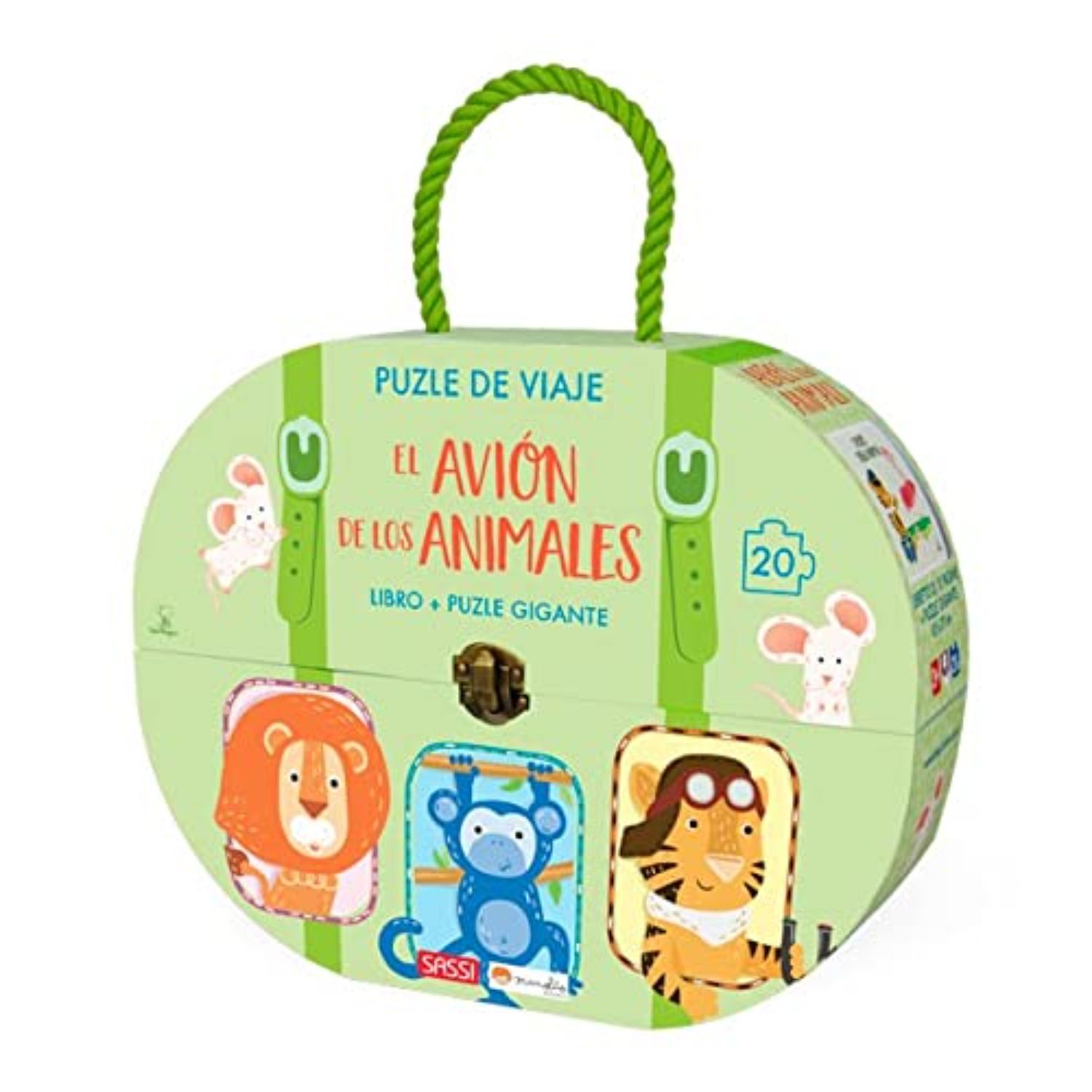 Libro Y Puzzle El Avion De Los Animales image number 0.0