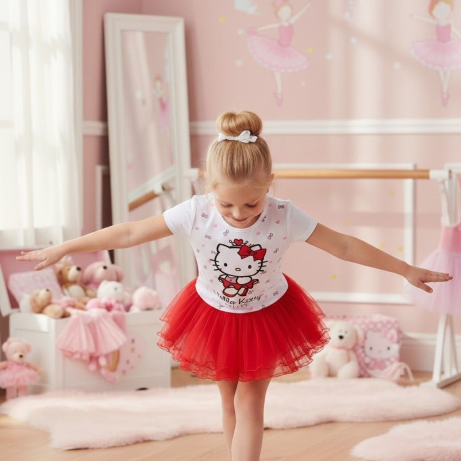 Vestido Ni&ntilde;a Hello Kitty image number 2.0
