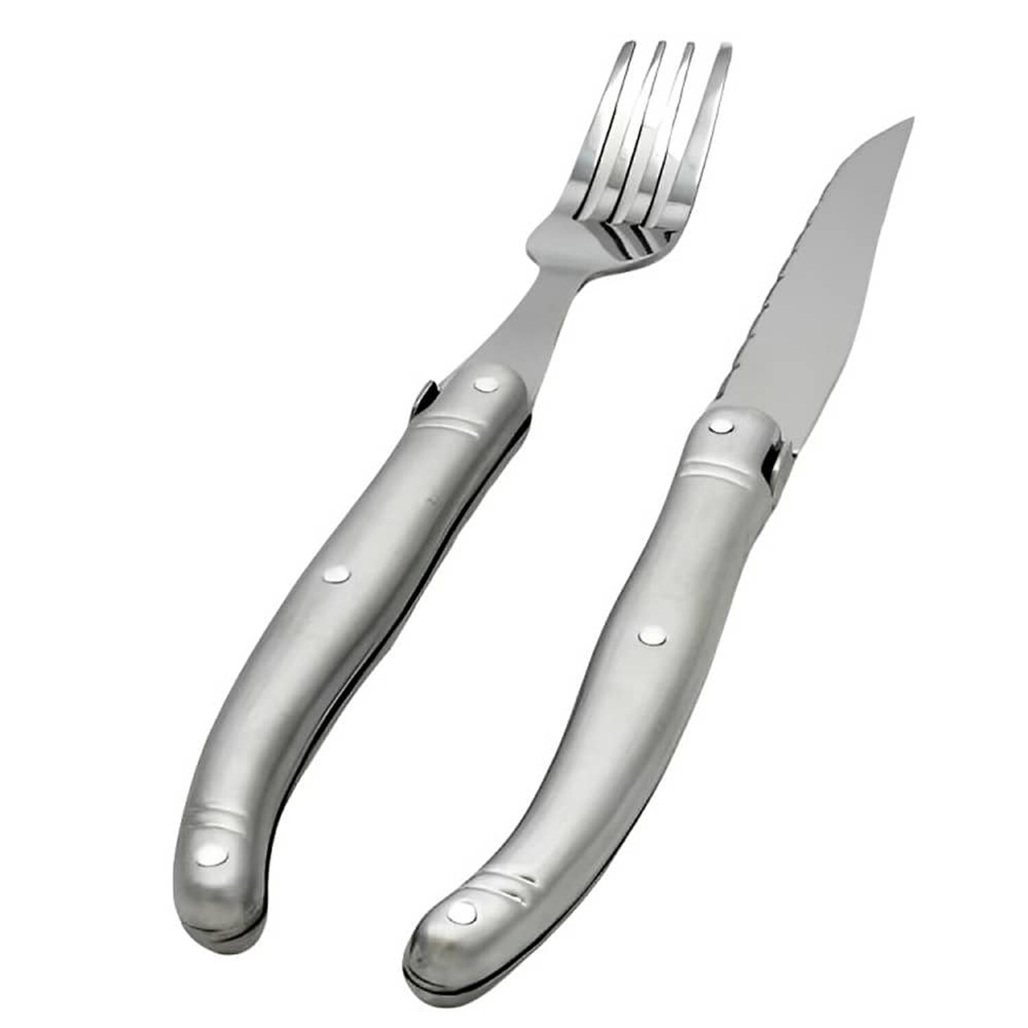 Set 12 Piezas Cubierto Cuchillo Carne Montpellier Acero Inox image number 0.0