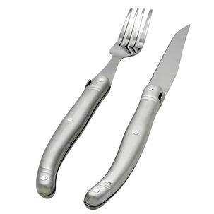 Set 12 Piezas Cubierto Cuchillo Carne Montpellier Acero Inox