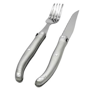 Set 12 Piezas Cubierto Cuchillo Carne Montpellier Acero Inox
