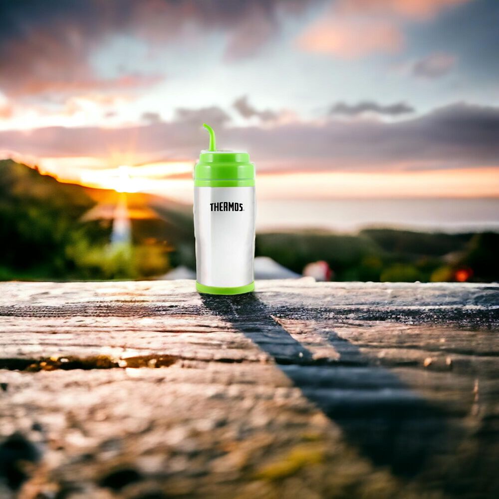 Termo Para Mate & Café De Acero Inoxidable 400ml - Verde image number 5.0