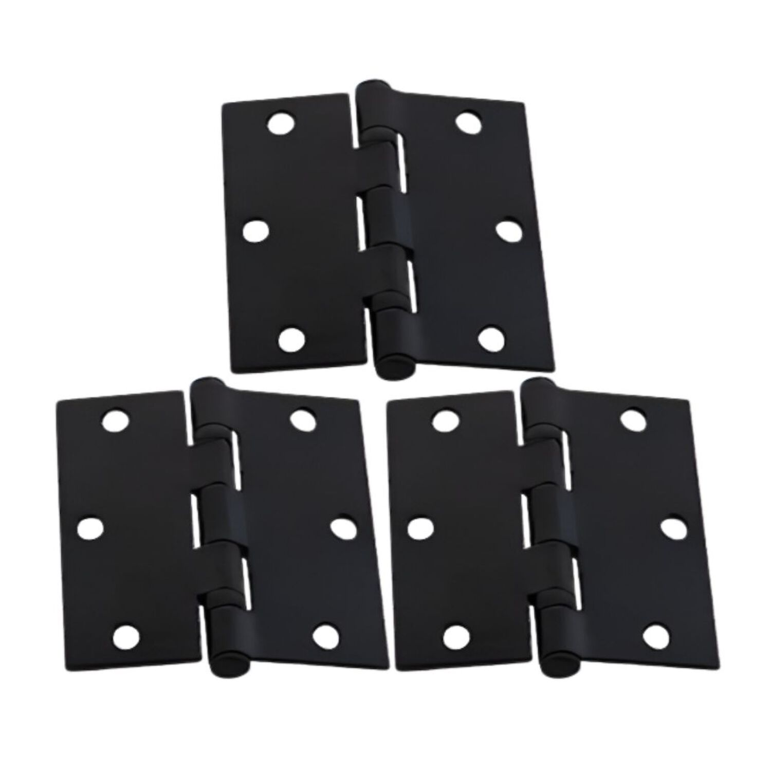 Pack 3 Bisagras Acero Odis 3,5&rdquo;&times;3,5&rdquo;&times;2,5mm- Negro image number 0.0