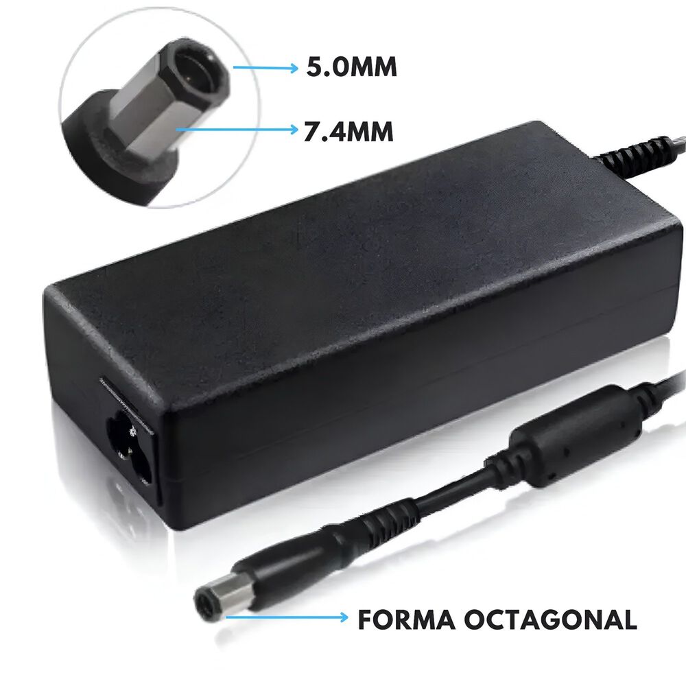 Cargador Notebook Para Equipos Dell 19.5v / 3.34a Octagonal image number 7.0
