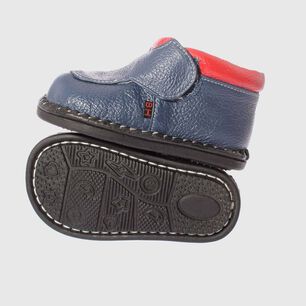 Zapato Navy/rojo V&iacute;a Franca Art. 35101navyred