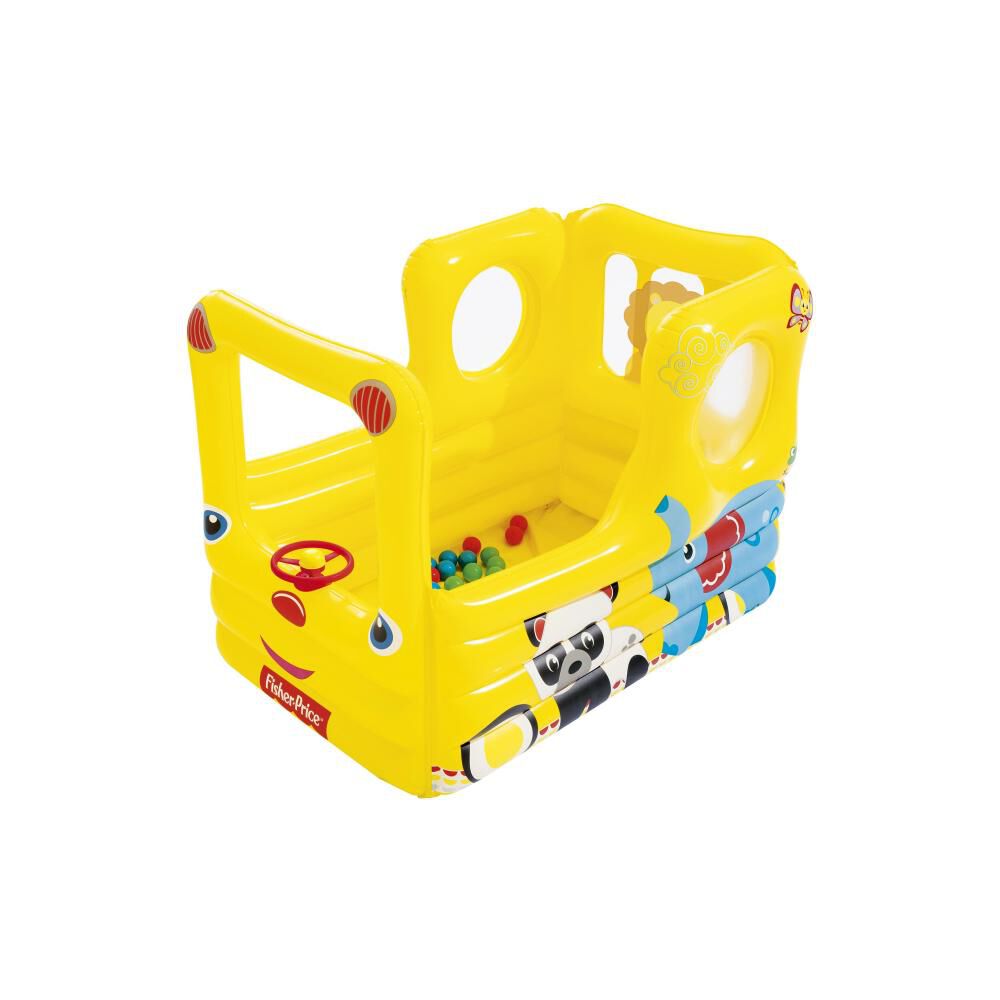 Piscina De Pelotas Inflable Fisher Price Bus Escolar image number 0.0