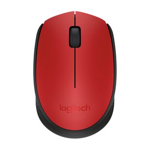 Mouse Logitech Inal&aacute;mbrico M170 Rojo