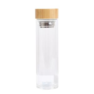 Botella Térmica De Borosilicato Con Infusor 500 Ml