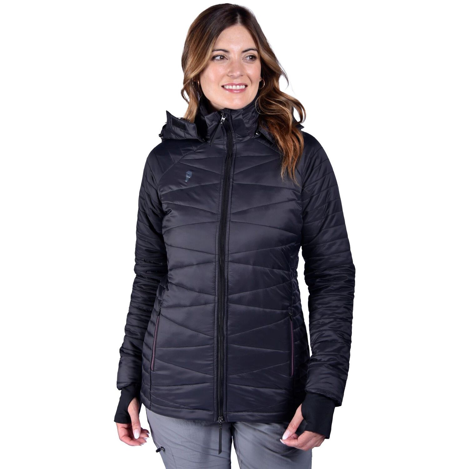 Parka Peak Performance Mujer Sedum Negro image number 0.0