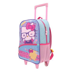 Mochila Ruedas Set 3 En 1 Hello Kitty Infantil