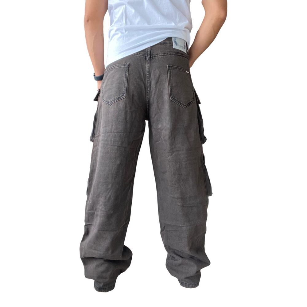 Jeans Di&aacute;bolo Cargo Ancho Wide Leg Hombre image number 27.0