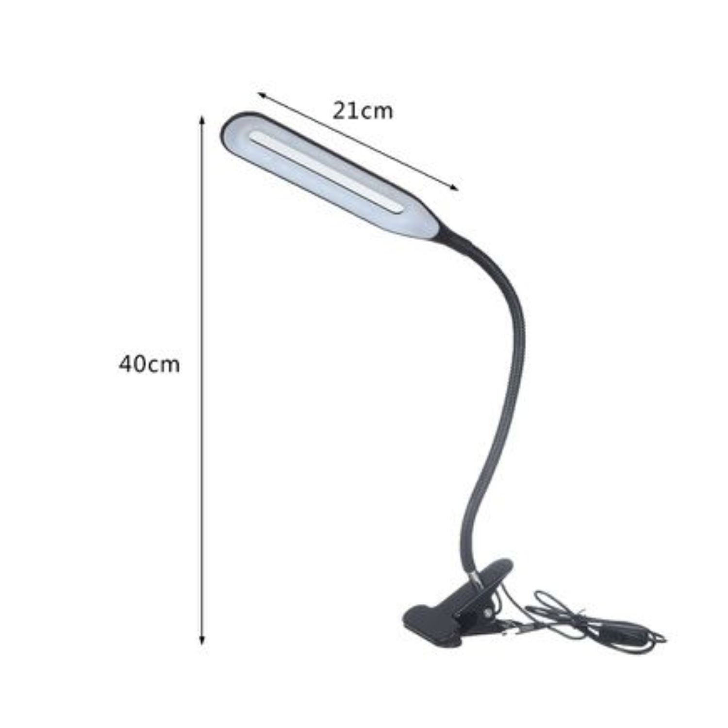 L&aacute;mpara De Escritorio Port&aacute;til Brazo Flexible Pinza Led Usb image number 2.0