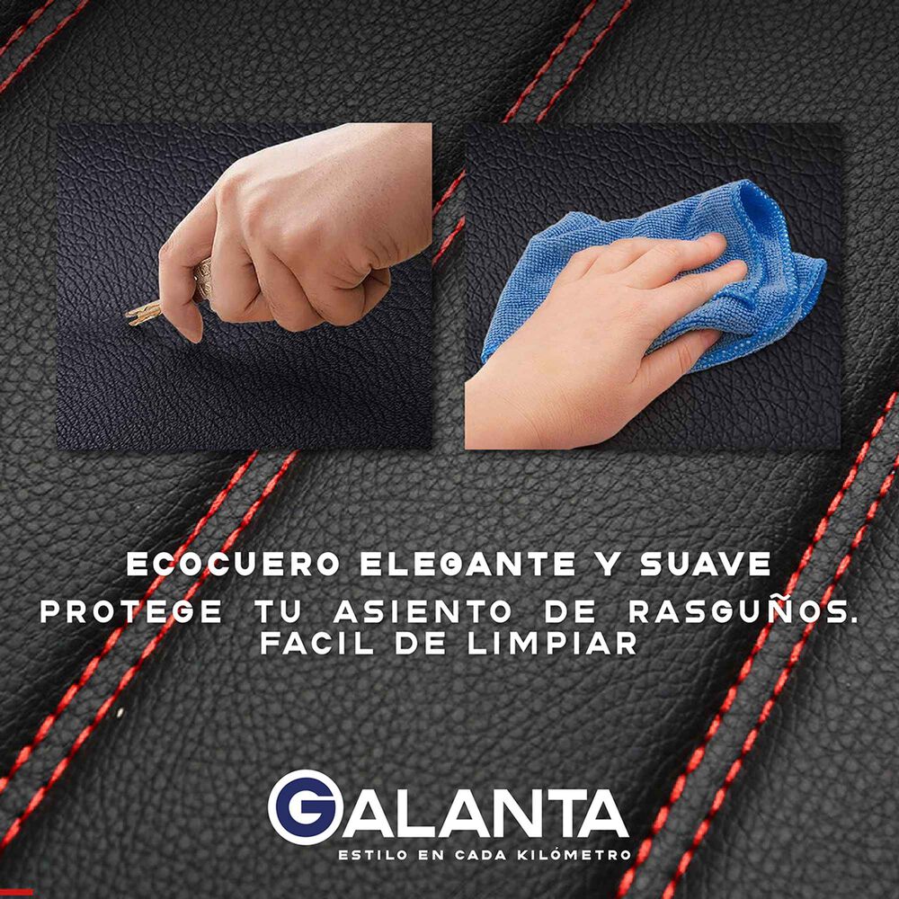 Funda Cubre Asiento Ecocuero Galanta Set 5 Asientos Luxury image number 4.0
