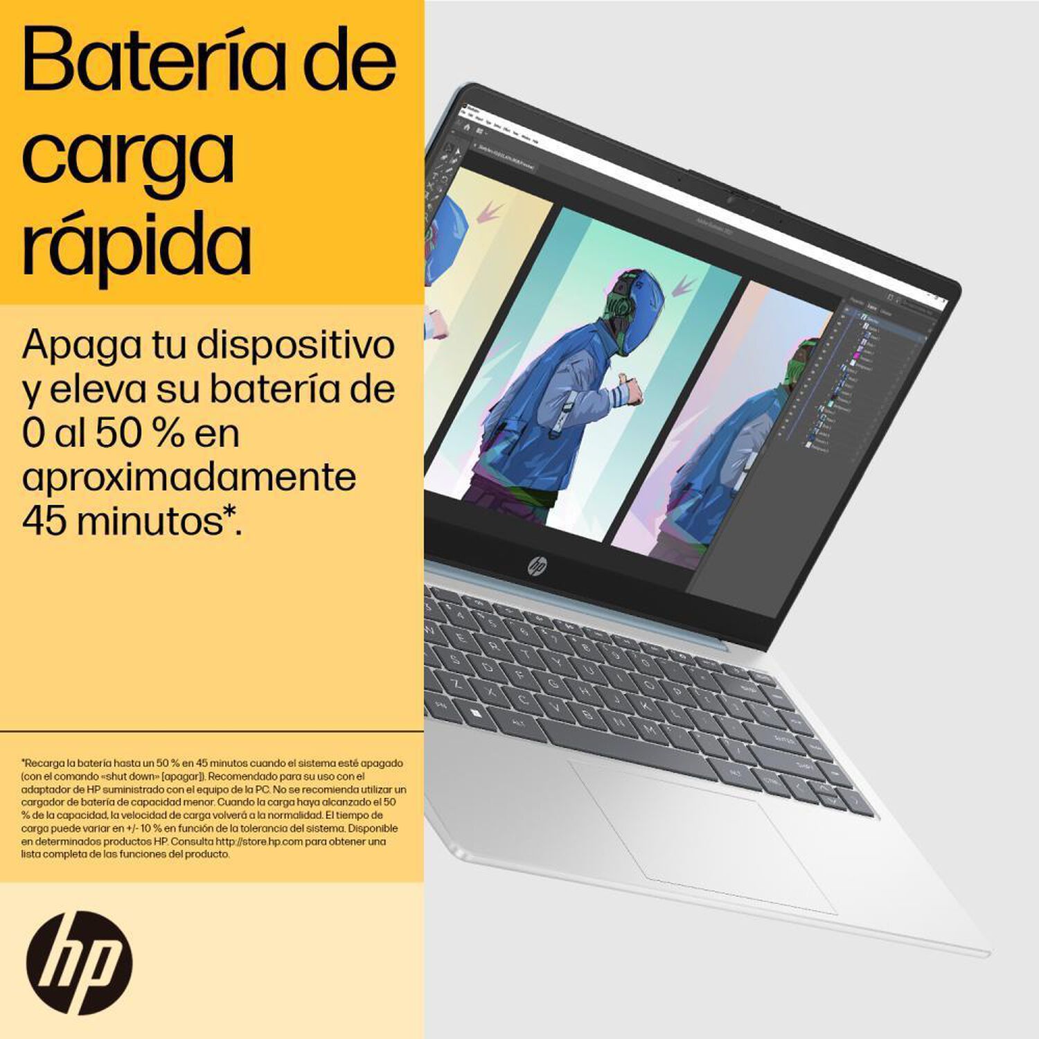 Notebook 14" HP 14-EM0017LA / AMD Ryzen 5 / 8 GB /  512GB SSD image number 8.0