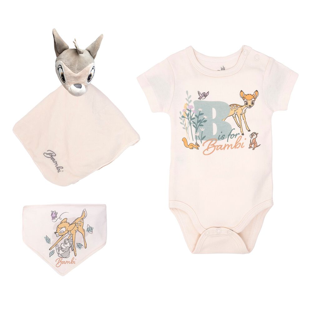 Set 3 Piezas Baby Gift Beige Bambi Unisex 6 - 9 Meses image number 1.0