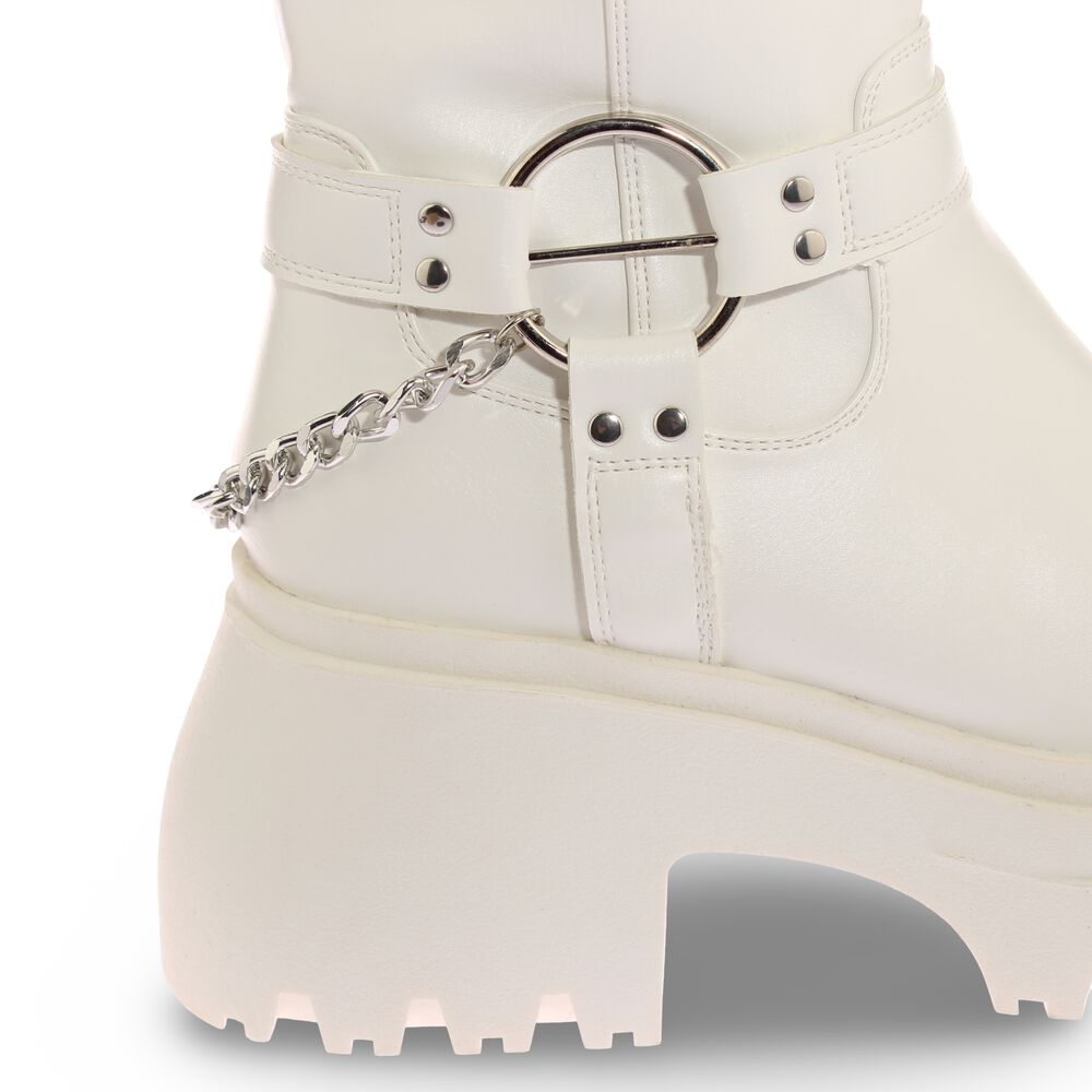 Bota Cadena Blanco V&iacute;a Franca Art. 5xzn617bwhite image number 4.0