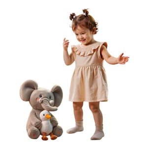 Peluche Elefante Interactivo Graba Canta Y Se Balancea Tm389