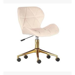 Pack De Sillas Mariposa Para Manicurista Velvet Beige