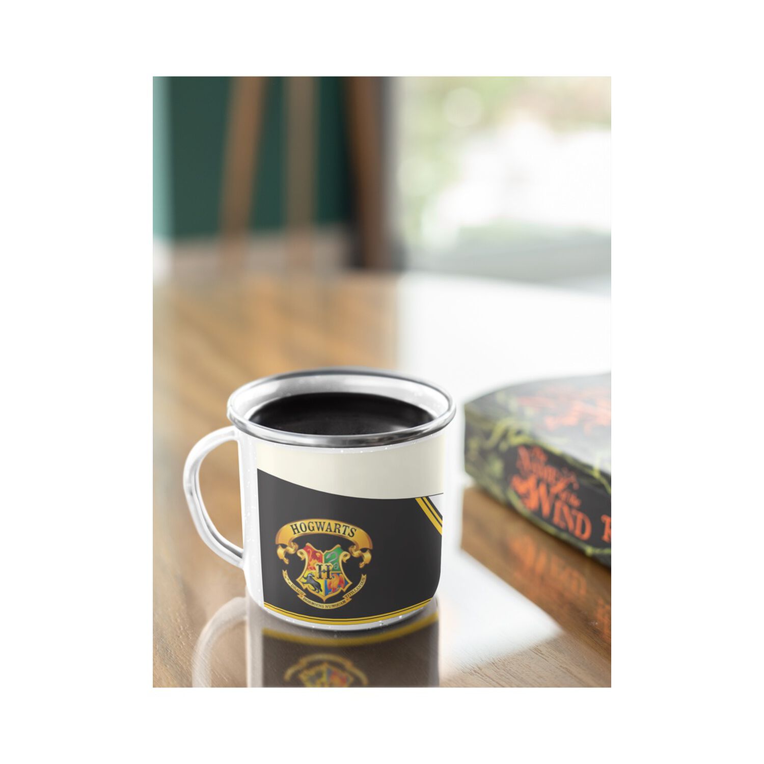 Taza Enlozada Lechera Casa Hufflepuff - Harry Potter image number 4.0