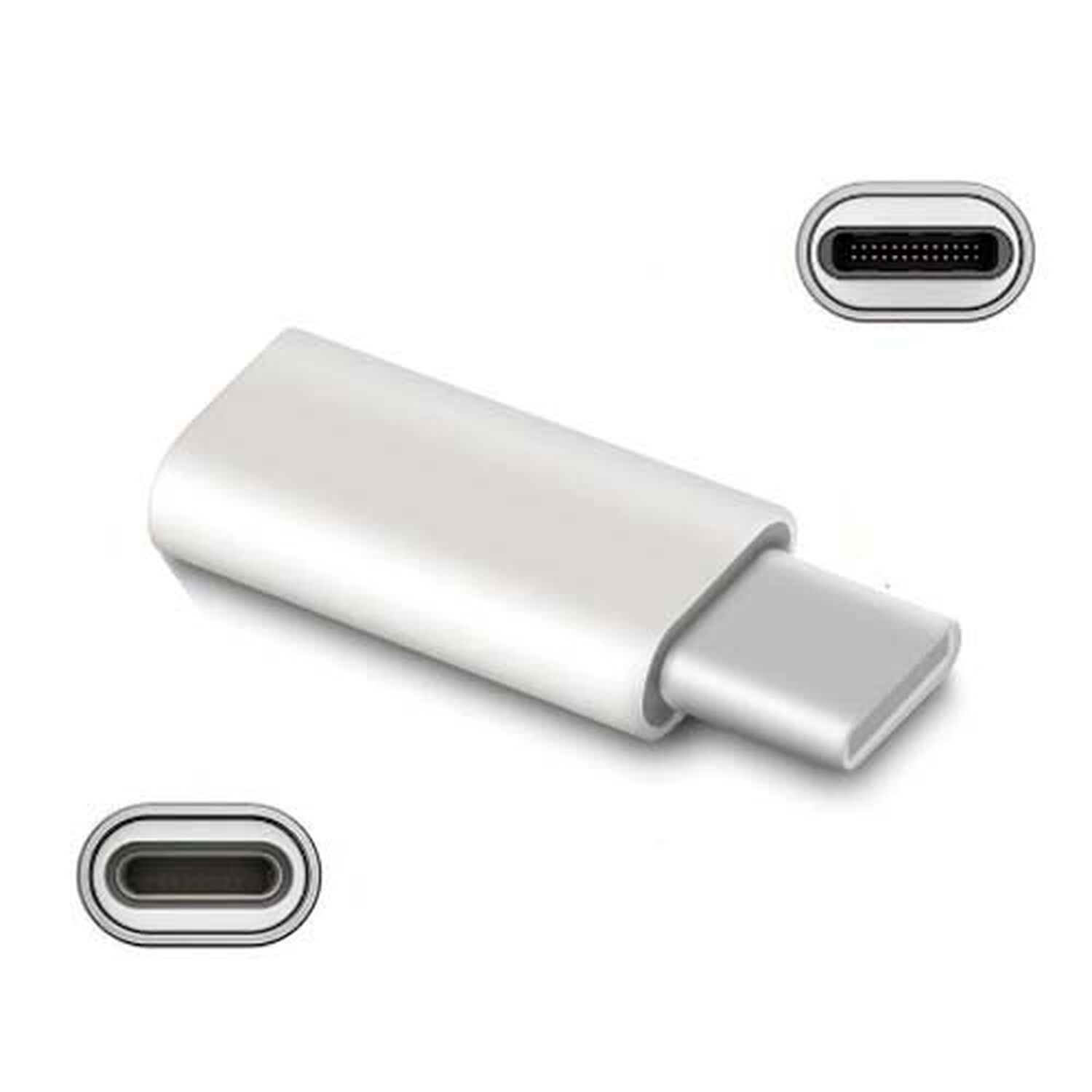 Adaptador Compatible Iphone Lightning A Tipo C Otg De 8 Pines Para Iphone Hembra A Conector Tipo C Macho image number 1.0