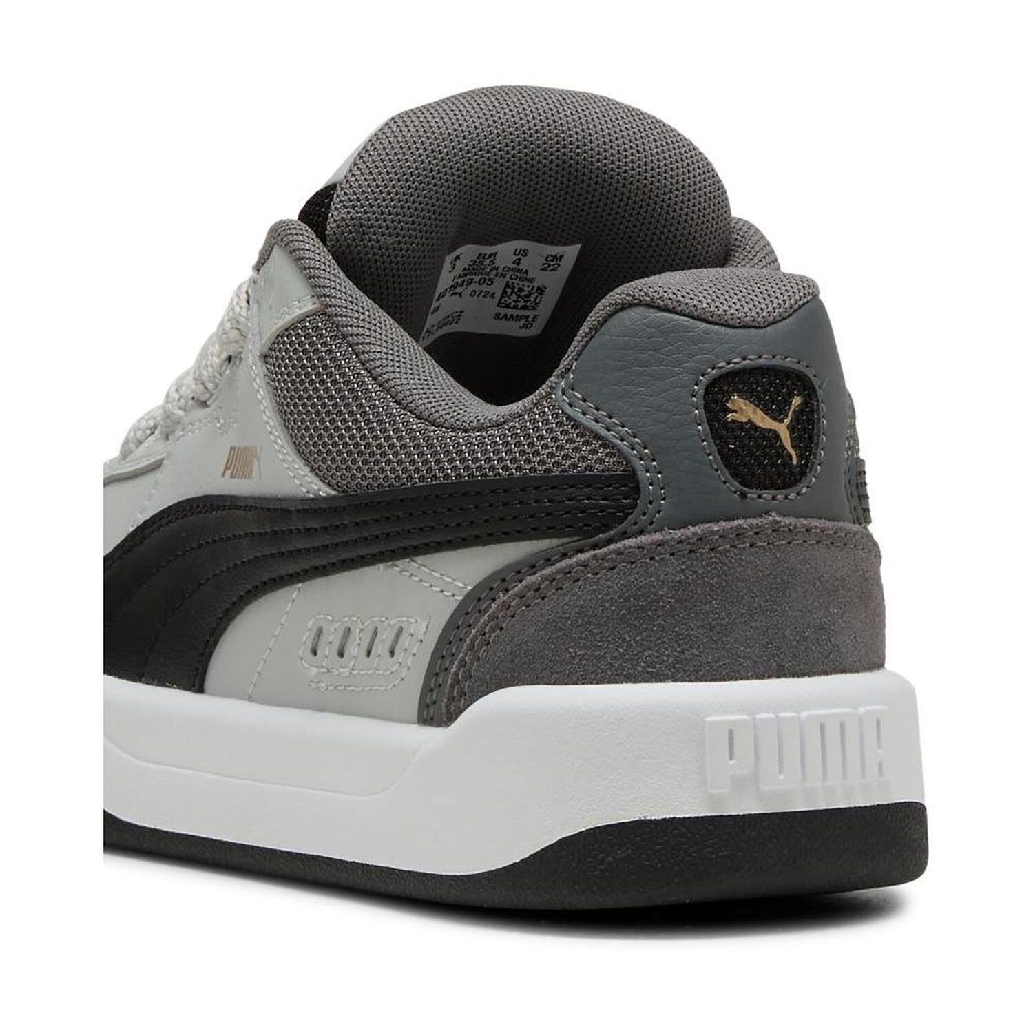 Zapatilla Urbana Unisex Puma Park Lifestyle Sk8 Jr Gris image number 3.0