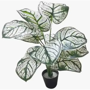 Planta Artificial Decorativa Aristada Blanca De 35cm