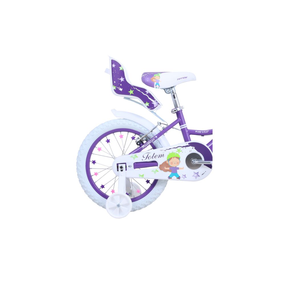 Bicicleta Totem Infantil Aro 16 Miss Lilly Violeta image number 3.0
