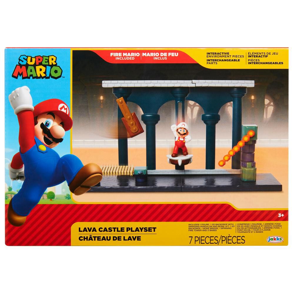 Play Set Nintendo 2,5" Lava Castle image number 0.0