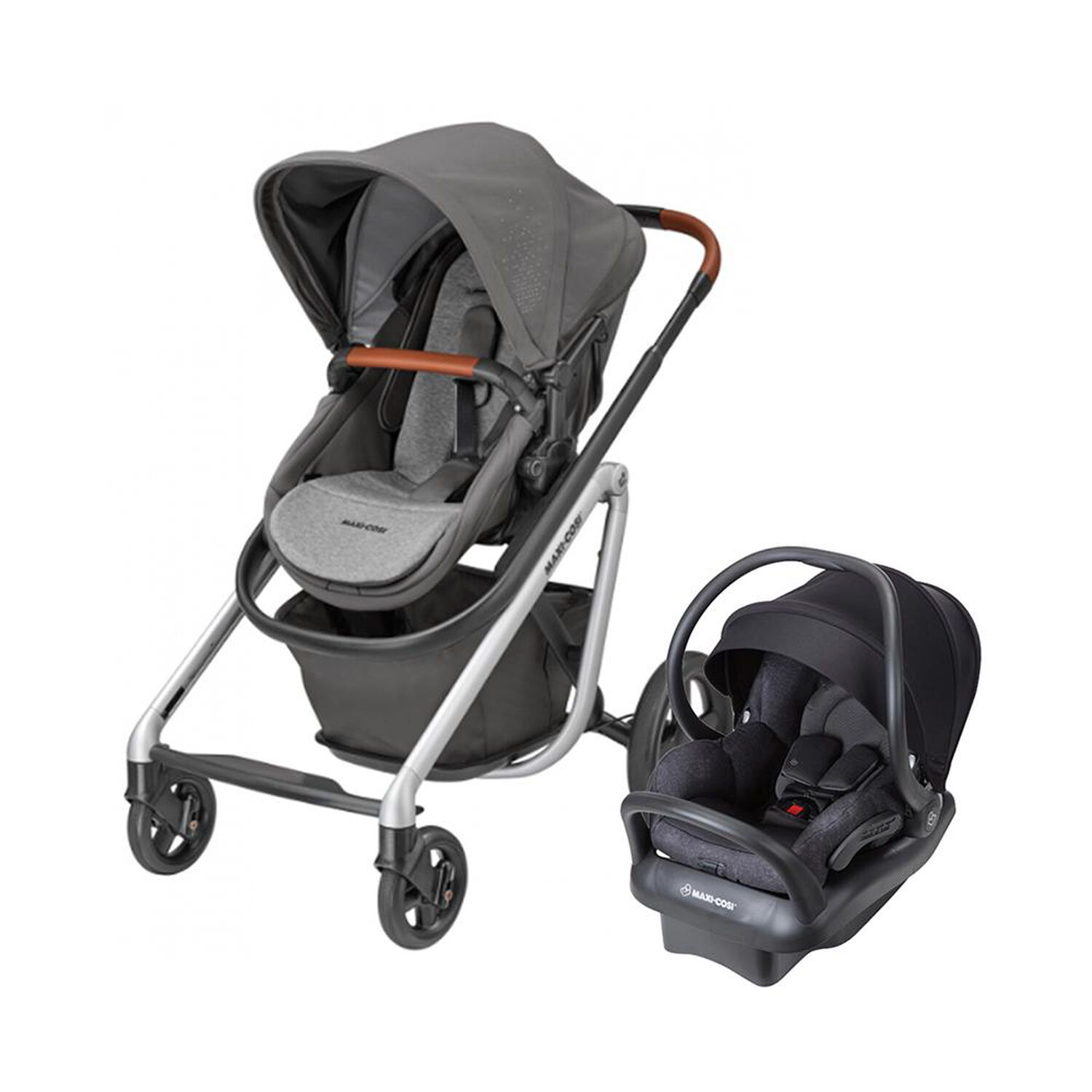Coche Travel System Lila Nomad Grey/ Mico Max Maxi-cosi image number 0.0