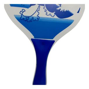 Set De Paletas De Playa Madera Mediana + 1 Pelota
