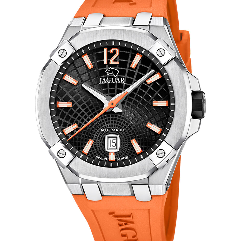 Reloj J1030/1 Jaguar Swiss Negro Hombre Automático image number 0.0