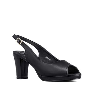 Zapato Elegante Tal&oacute;n Libre Peep Toe Mujer Weide Gh170