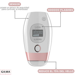 Depiladora Laser Ipl Gama Licia Pink Definitiva 300mil Flashes