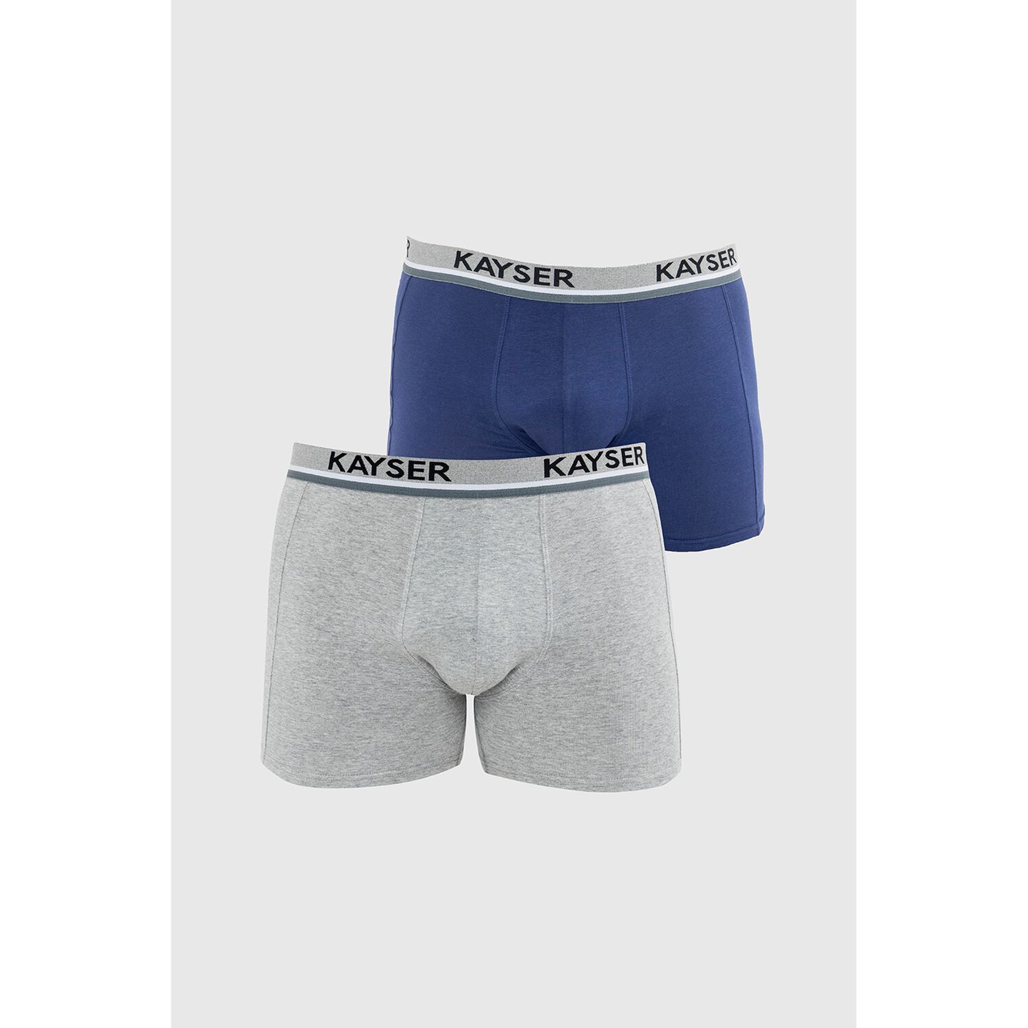 Pack 2xboxer Corto Algodon P293.09w-azu Kayser image number 0.0