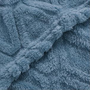 Frazada Sherpa Azhome Jacquard / 1.5 Plazas